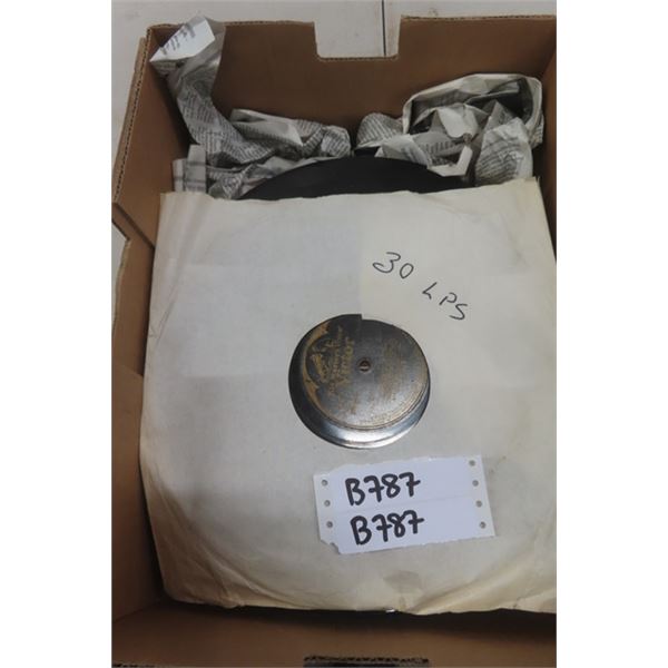 Box of 30 Assorted 78 RPM Records 