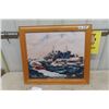 Image 1 : Framed Picture HMCS Prince Henry Ship 23" x 27" 