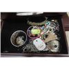Image 13 : Jewelry Box 11" x 12" x 18"  - Right Full of Fashion Jewelry ; Neckal