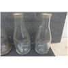 Image 2 : 4 Vintage Milk Bottles, 1 is Embossed ''Piggly Wiggly"