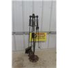 Image 1 : Metal Fire Place Tools with Stand 35" Tall 