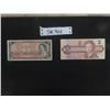 Image 1 : 1954 Canada $2 Bill & 1986 Canada $2 Bill