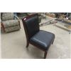 Image 2 : Nice Solid Wood + Upholstered Vinyl Chair 