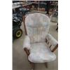 Image 1 : Nice Wood Rocker Glider with Cushions 