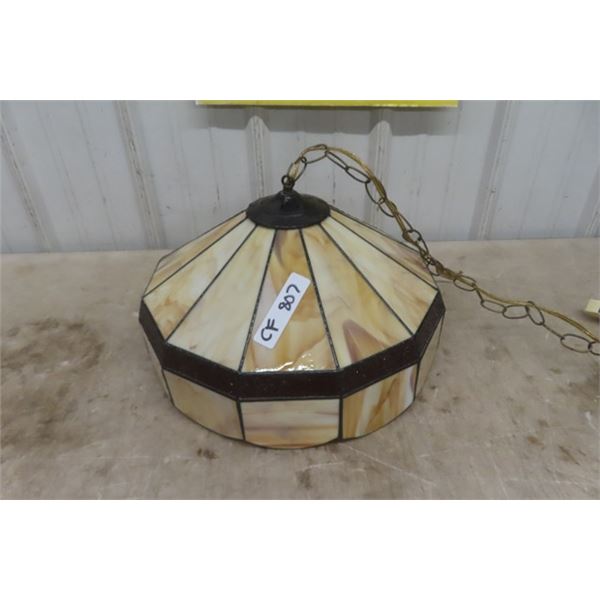 Stained Glass Swag Lamp 