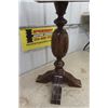 Image 2 : Solid Wood Pedestal Table 30'' Tall x 18'' x 18''