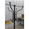 Image 2 : Metal Coat Rack and Umbrella Stand with Small Wood Oval Table 