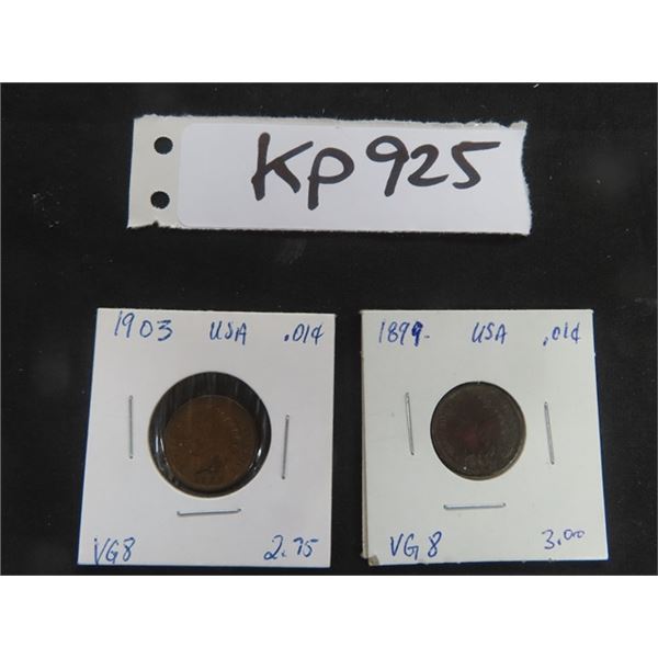1899- 1903 USA Indian Head Pennies