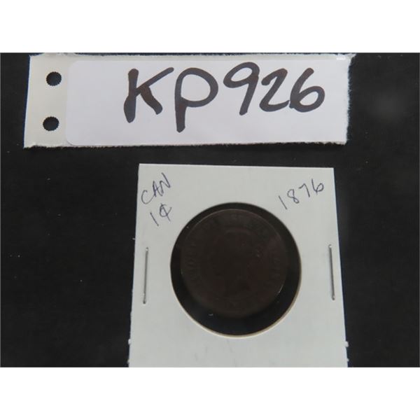 1876 Canada 1 cent Large Penny