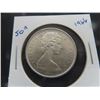 Image 2 : 1966 Canada 50 cent Silver Coin