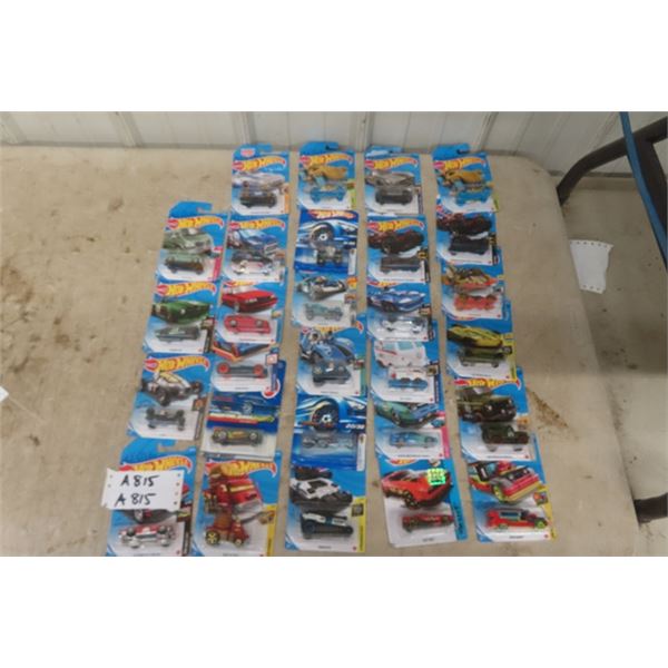 28 Assorted Hot Wheels Cars - New in Packages 