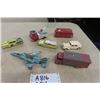Image 1 : 7 Assorted Dinky Die Cast Toys - Cars , Trucks, Plane 