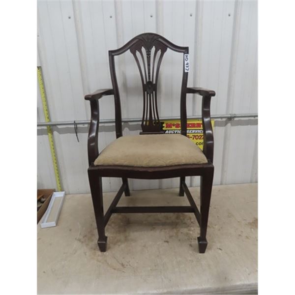 Vintage Dining Room Captain Chair 