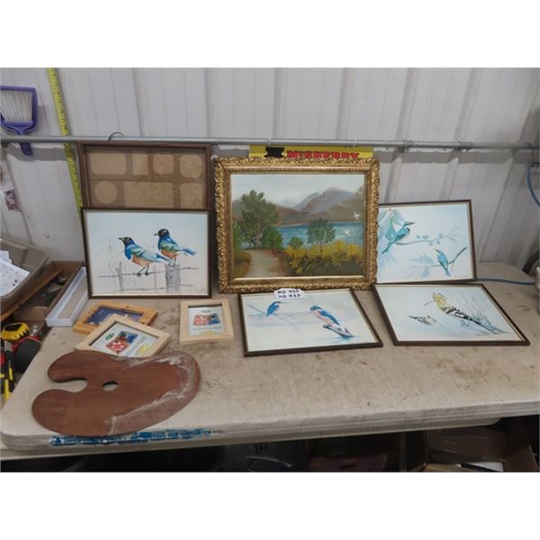 Paintings, Picture Frames, Artist Palette