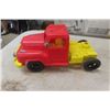 Image 5 : 6 Plastic Toy Vehicles ; IH Tractor, Firetruck, Semi Truck Cab, 3 Cars