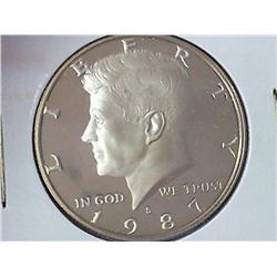 1987-S Kennedy Half Dollar (Gem Proof)