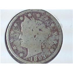 1893 Liberty "V" Nickel