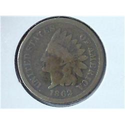 1862 Indian Head Cent
