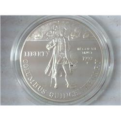 1992 Columbus Quincentenary Proof Silver Dollar