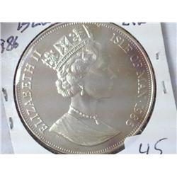 1986 Isle Of Man Crown (UNC)