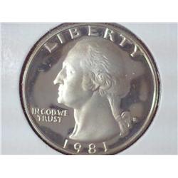 1981-S Washington Quarter (Gem Proof)