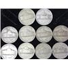 Image 2 : 10 Assorted Jefferson War Nickels (35% Silver)