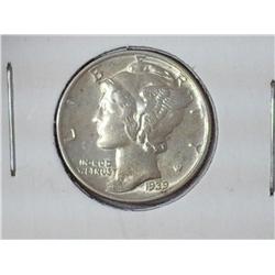 1939 Mercury Dime (UNC)