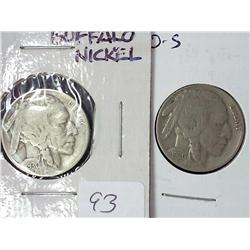 1930 And 1930-S Buffalo Nickels