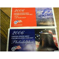 2006 US Mint UNC Set P/D