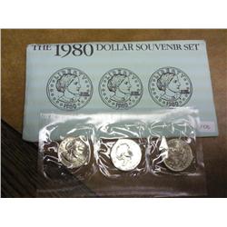 1980 SBA Dollar Souvenir Set