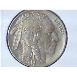1938-D Buffalo Nickel (EF)