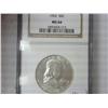 Image 1 : 1963 Franklin Half NGC MS64
