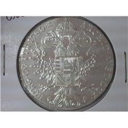 1780 Austria Maria Theresia Thailer (UNC) Silver