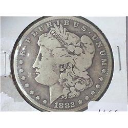 1882-CC Morgan Silver Dollar
