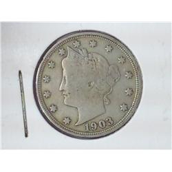 1903 Liberty "V" Nickel (VG+)