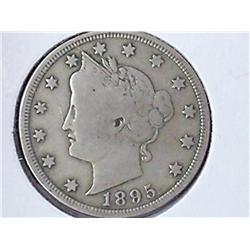 1895 Liberty "V" Nickel (VG+)