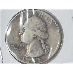 1947 Washington Silver Quarter