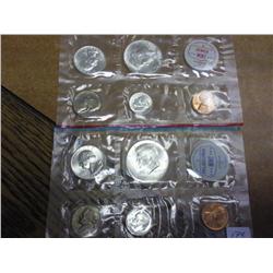 1964 US MInt Silver UNC Set P/D (No Envelope)