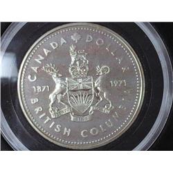 1971 Canada British Columbia $,Specimen .3750 ASW
