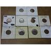 Image 1 : 10 Assorted Lincoln Wheat Cents As Shown