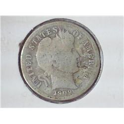 1909 Barber Dime