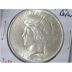 1923 Peace Silver Dollar (UNC)