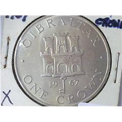 1967 Gibraltar Crown (UNC)