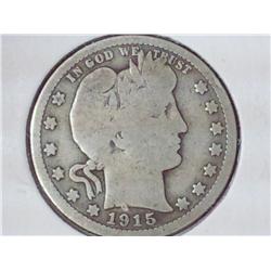 1915 Barber Quarter