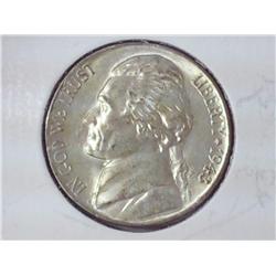 1943-P Jefferson War Nickel (UNC) 35% Silver
