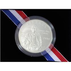 2004 Thomas Edison UNC Silver Dollar