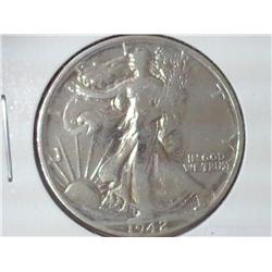1942 Walking Liberty Half Dollar