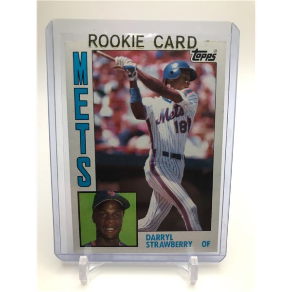 DARRYL STRAWBERRY 1984 TOPPS ROOKIE CARD