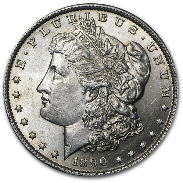 1890 Morgan Dollar BU MS-63