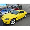 Image 1 : 2004 MAZDA RX8, 4DR COUPE, YELLOW, VIN JM1FE173140130747